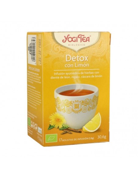 Yogi tea infusion purifica limon detox 17 bolsas BIO