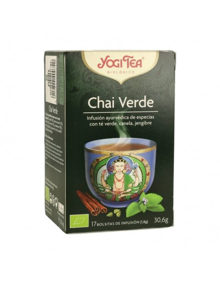 Yogi tea infusion chai verde 17 bolsas BIO