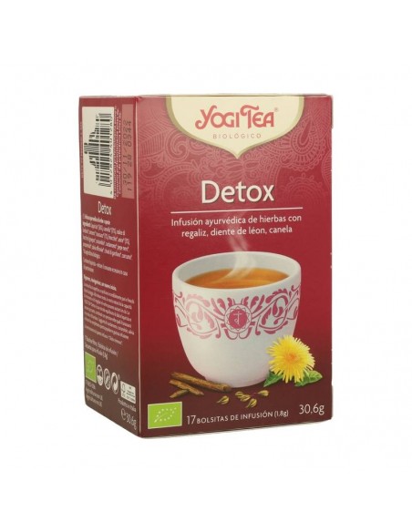 Yogi tea infusion desintoxicante detox 17 bolsas BIO