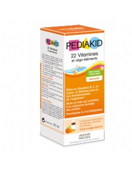 Jarabe infantil 22 vitaminas oliogo PEDIAKID 125 ml