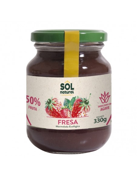 Mermelada fresa agave SOL NATURAL 330 gr BIO