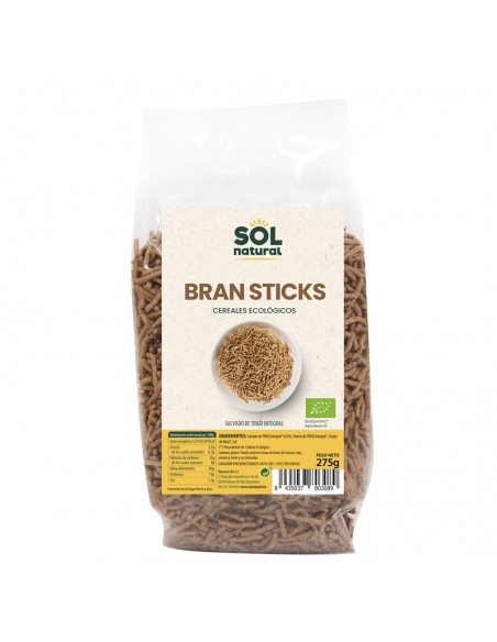 Cereales bran sticks con salvado SOL NATURAL 275 gr BIO