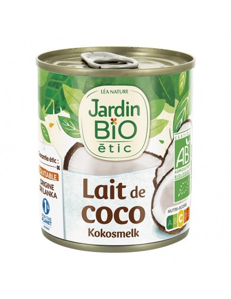 Leche coco JARDIN BIO 225 ml