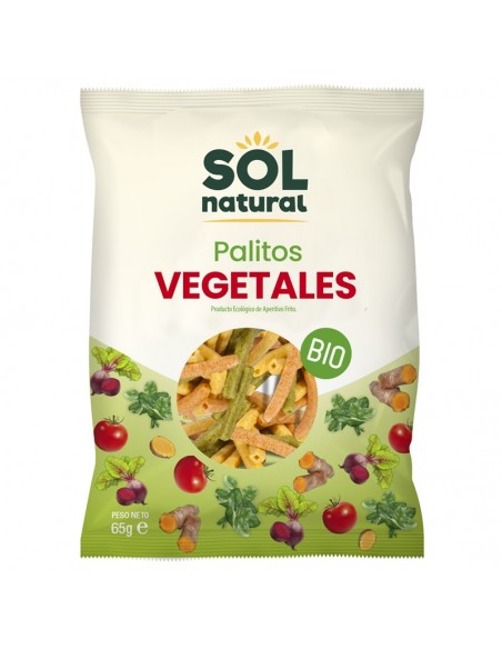 Palitos vegetales SOL NATURAL 70 gr BIO