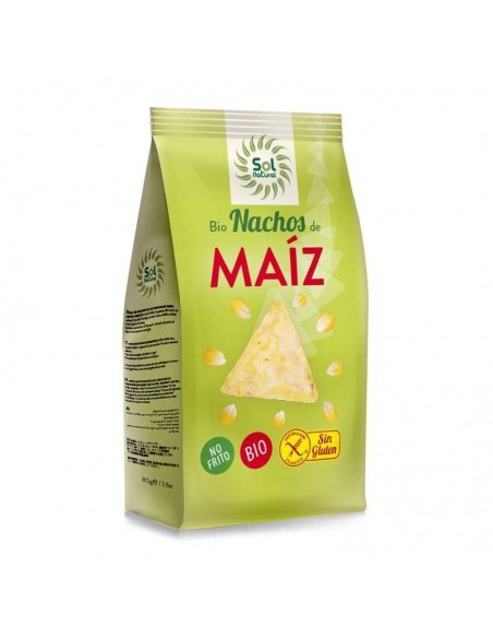 Nachos maiz no fritos SOL NATURAL 80 gr BIO