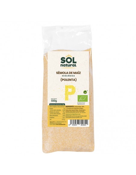 Semola maiz polenta SOL NATURAL 500 gr BIO